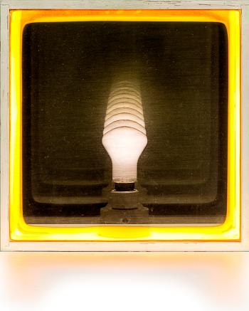 Bulb Box Reflection 1 by 
																	Bill Culbert