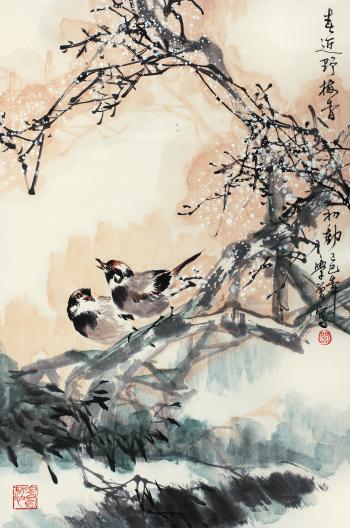 Birds And Plum by 
																	 Yan Xuezeng