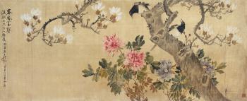 Birds And Flowers by 
																	 Wang Li