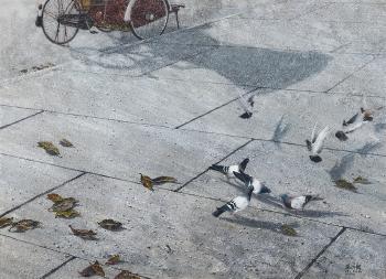 Pigeons by 
																	 Yeong Seak Ling