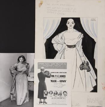 Female Impersonator T.C. Jones on Broadway in ‘Mask and Gown’ at the Golden Theatre by 
																			George Wachsteter