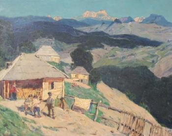 Paysage du Caucase by 
																	Manuil Khristoforovich Aladzhalov