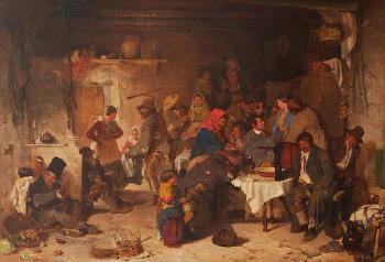 A Shebeen at Donnybrook by 
																	Erskine Nicol