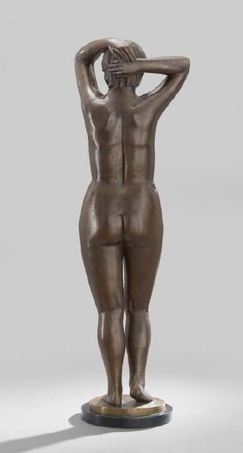 Standing Female Nude by 
																			Mario Rangel Gomez