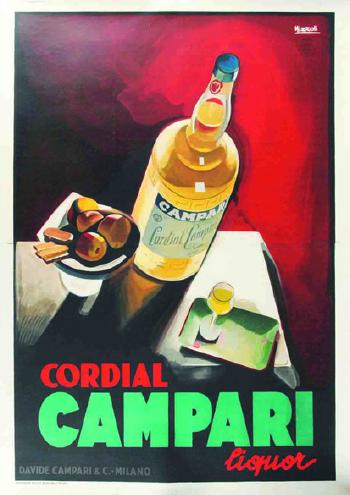 Cordial Campari by 
																	Marcello Nizzoli