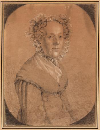 Bildnis der Mutter Catharina Maria Oldach by 
																	Julius Oldach