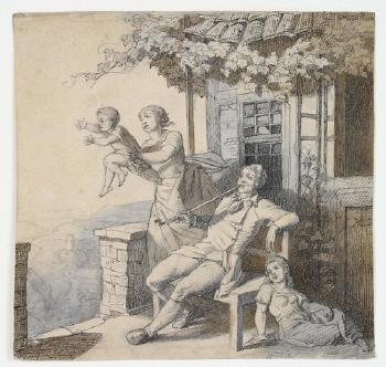 Familienglück by 
																	Johann Gottlieb Hantzsch