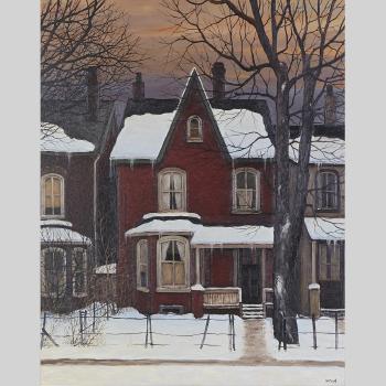 Red house in Parkdale by 
																			John Kasyn