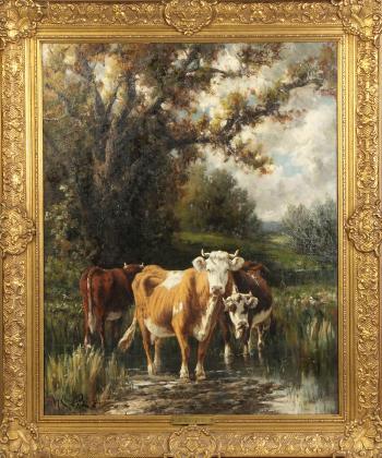 Cows by 
																			A Emil Prinz