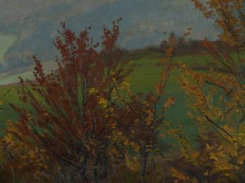 Autumn Landscape by 
																			Hugo Wilhelm Georg Kocke