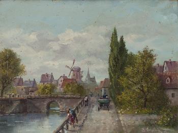 Cityscape Of Delft by 
																			Erich Demmin