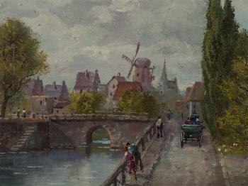 Cityscape Of Delft by 
																			Erich Demmin