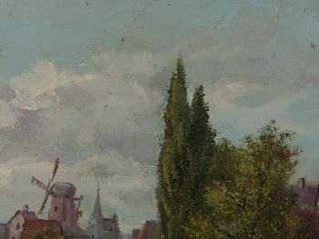 Cityscape Of Delft by 
																			Erich Demmin