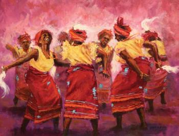 Dance of the matrons by 
																	Abiodun Olaku
