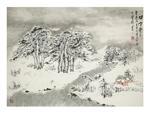 Snowed village by 
																	 Wang Yin Jie