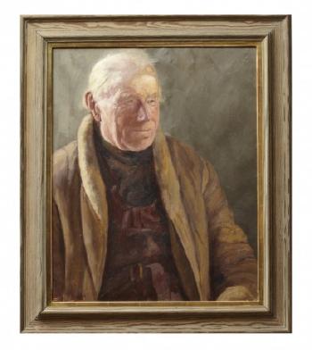 Mansporträtt by 
																	Gustaf Teodor Wallen