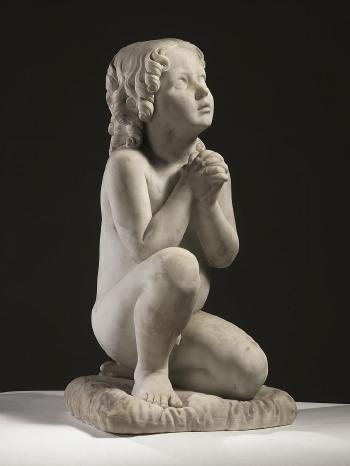 Bambino in preghiera by 
																	Luigi Pampaloni