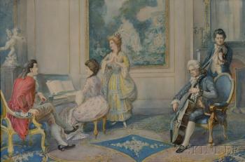 The concert by 
																	Henry Haberman