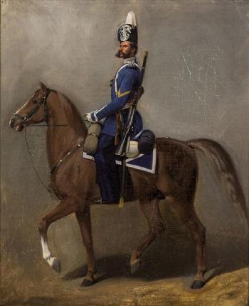 Cosaque du régiment de la garde 'Atamanski' by 
																	Adolf Jebens