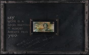 Icon, hard cash - three by 
																	Gail Haffern