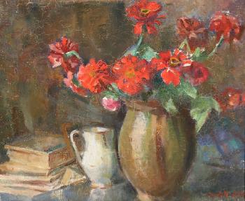 Still Life with Flowers by 
																	Bela Onodi