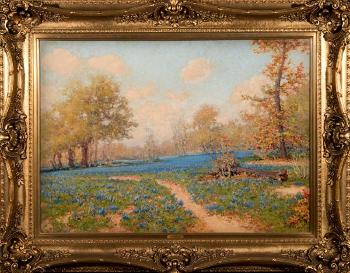 Blue Bonnet Landscape by 
																			Jose Arpa y Perea