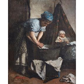 Wash day by 
																			Louis Capdevielle