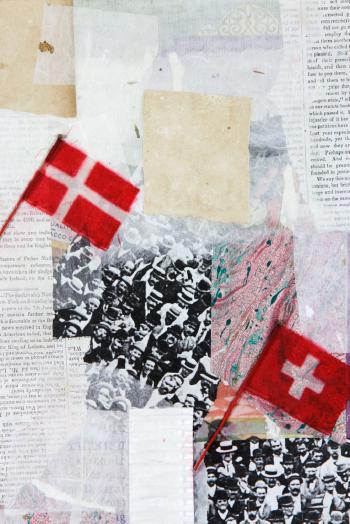 Abstract collage by 
																			Angelo Ippolito