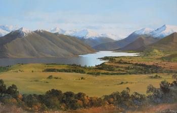 Overlooking Lake Wanaka by 
																	Peter J Wallers