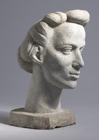 Head of a woman by 
																			George Barry Laffan