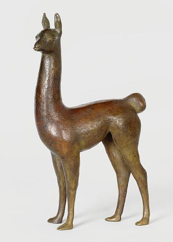 Junges Lama by 
																	Rudolf Oelzner