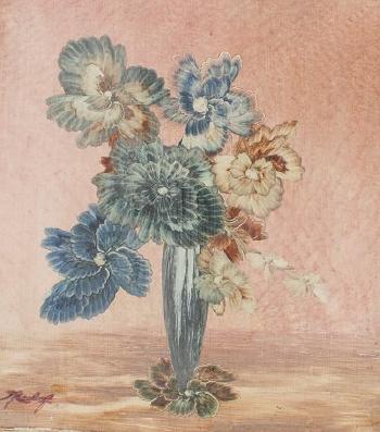 Floral still life by 
																			Jozef Rulof