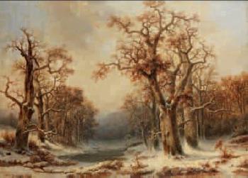 Winterlandschaft by 
																	Karl Wulfing