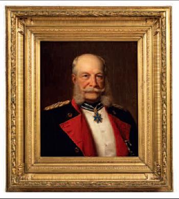 Portrait Kaiser Wilhelm I by 
																	Adolf Jebens