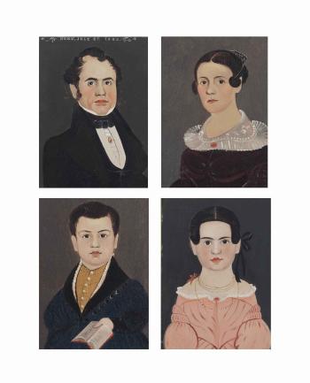 The Willis Family: Four Portraits by 
																	 Prior Hamblen School