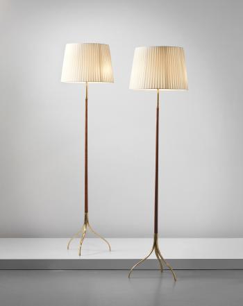Pair of standard lamps, model no. 326 by 
																	Giuseppe Ostuni