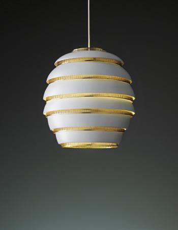 Large 'Beehive' ceiling light, model no. A332 by 
																	Alvar Aalto
