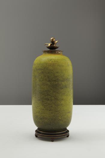 Lidded vase by 
																	Carl Halier