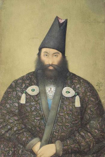 A Portrait Of A Qajar Minister by 
																	Khanazad Abu Al-Hasan
