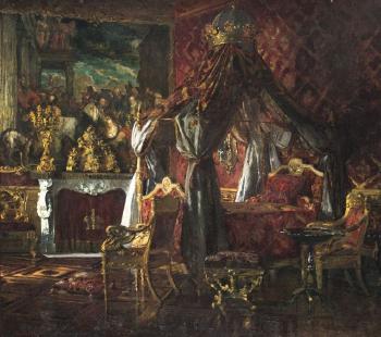 Vue d'une Chambre d'apparat au Palazzo Reale de Turin by 
																	Alexander Henri Robert van Maasdijk