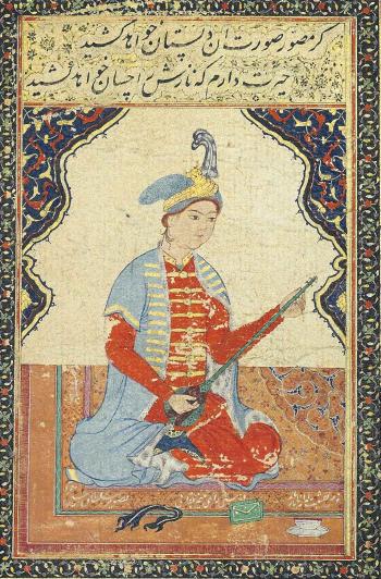Sultan Husayn Bayqara by 
																	 Wali
