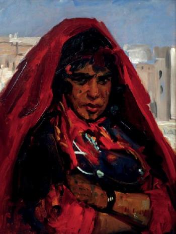 Femme tunisienne de la Marsa by 
																	Leo Nardus
