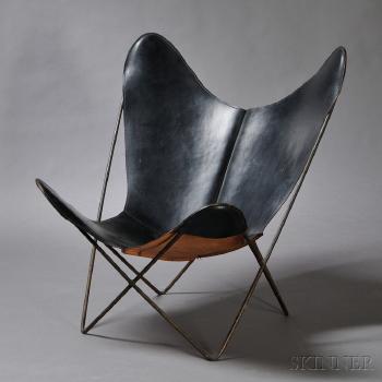 Butterfly Lounge Chair by 
																	Jorge Ferrari Hardoy