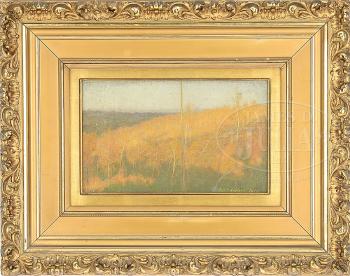 Golden landscape by 
																	Albert Jean Adolphe