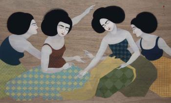 Give and Take by 
																	Hayv Kahraman