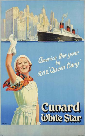 Cunard White Star by 
																	Tom Curr