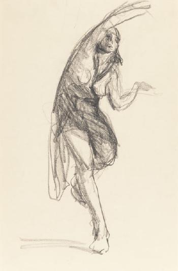 Isadora Duncan and At the Opera (two works) by 
																			Robert Henri
