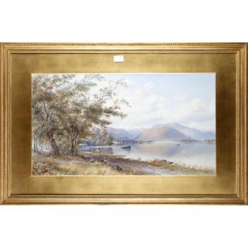 Lakeland scenes by 
																			Ebeneezer A Warmington