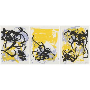 Little Weeds I (Triptych) by 
																	Joan Mitchell