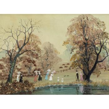 The Four Seasons by 
																			Helen Bradley